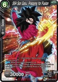 SS4 Son Goku, Prepping for Fusion - Cross Spirits - Dragon Ball Super: Masters card