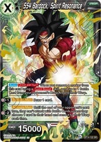 SS4 Bardock, Spirit Resonance - Cross Spirits - Dragon Ball Super: Masters card