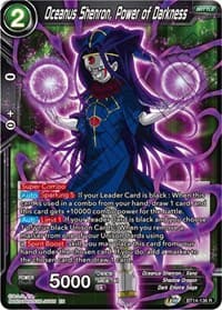 Oceanus Shenron, Power of Darkness - Cross Spirits - Dragon Ball Super: Masters card