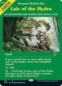 Lair of the Hydra (Dungeon Module) - Adventures in the Forgotten Realms - Magic: The Gathering card