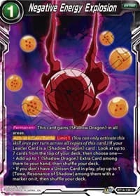 Negative Energy Explosion - Cross Spirits - Dragon Ball Super: Masters card