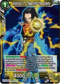 Android 17, Thwarting the Enemy - Cross Spirits - Dragon Ball Super: Masters card