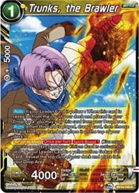 Trunks, the Brawler - Cross Spirits - Dragon Ball Super: Masters card