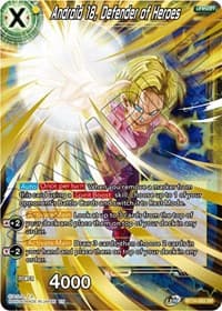 Android 18, Defender of Heroes - Cross Spirits - Dragon Ball Super: Masters card