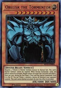Obelisk the Tormentor (Ultra Pharaoh's Rare) - King's Court - YuGiOh card