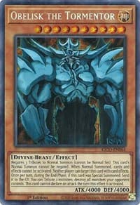 Obelisk the Tormentor (Secret Pharaoh's Rare) - King's Court - YuGiOh card