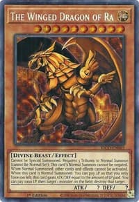 The Winged Dragon of Ra (Secret Pharaoh's Rare) - King's Court - YuGiOh card