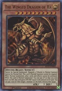 The Winged Dragon of Ra (Ultra Pharaoh's Rare) - King's Court - YuGiOh card