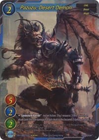 Pazuzu, Desert Demon (Full Art) - Onslaught of the Eldritch Gods - Gate Ruler card