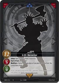 2. B - Berserker (A) - Onslaught of the Eldritch Gods - Gate Ruler card