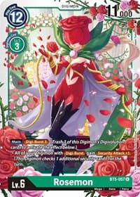 Rosemon - Battle of Omni - Digimon Card Game card