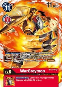 WarGreymon - Battle of Omni - Digimon Card Game card