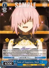 Taste of Happiness, Mash (Winner) - Bushiroad Event Cards - Weiss Schwarz card