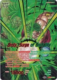 Broly // Broly, Surge of Brutality - Collector's Selection Vol. 1 - Dragon Ball Super: Masters card