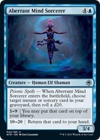 Aberrant Mind Sorcerer - Adventures in the Forgotten Realms - Magic: The Gathering card