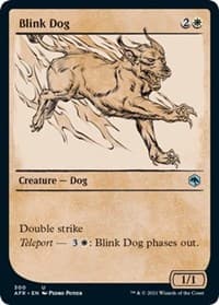 Blink Dog (Showcase) - Adventures in the Forgotten Realms - Magic: The Gathering card