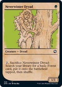 Neverwinter Dryad (Showcase) - Adventures in the Forgotten Realms - Magic: The Gathering card