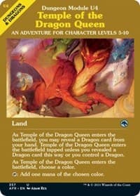 Temple of the Dragon Queen (Dungeon Module) - Adventures in the Forgotten Realms - Magic: The Gathering card