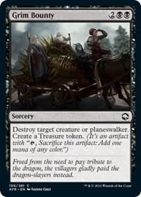 Grim Bounty - Adventures in the Forgotten Realms - Magic: The Gathering card