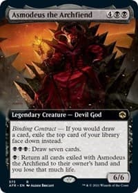 Asmodeus the Archfiend (Extended Art) - Adventures in the Forgotten Realms - Magic: The Gathering card