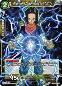 Android 17, Mechanical Charity - Cross Spirits - Dragon Ball Super: Masters card