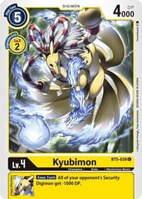 Kyubimon - Battle of Omni - Digimon Card Game card