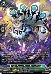 Sylvan Horned Beast, Damainaru (SP) - D-BT02: A Brush with the Legends - Cardfight Vanguard card