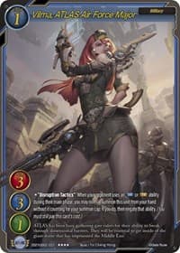 Vilma, ATLAS Air Force Major - Onslaught of the Eldritch Gods - Gate Ruler card