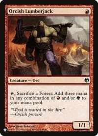 Orcish Lumberjack - The List Reprints - Magic: The Gathering card