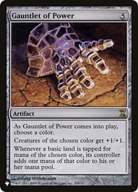Gauntlet of Power - The List Reprints - Magic: The Gathering card