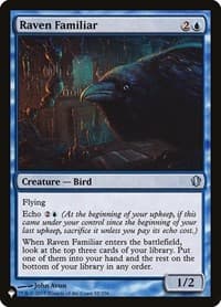Raven Familiar - The List Reprints - Magic: The Gathering card