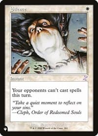 Silence - The List Reprints - Magic: The Gathering card