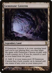 Gemstone Caverns - The List Reprints - Magic: The Gathering card