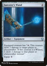 Sorcerer's Wand - The List Reprints - Magic: The Gathering card