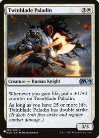 Twinblade Paladin - The List Reprints - Magic: The Gathering card