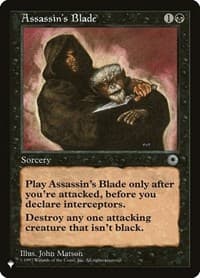 Assassin's Blade - The List Reprints - Magic: The Gathering card
