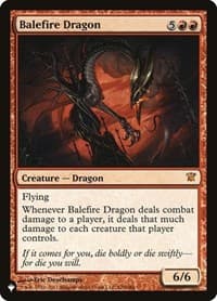 Balefire Dragon - The List Reprints - Magic: The Gathering card