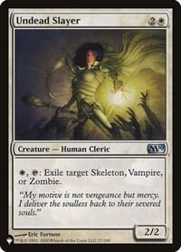 Undead Slayer - The List Reprints - Magic: The Gathering card