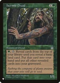 Hermit Druid - The List Reprints - Magic: The Gathering card