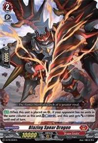 Blazing Spear Dragon - D Promo Cards - Cardfight Vanguard card