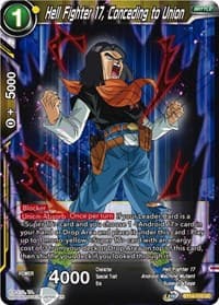 Hell Fighter 17, Conceding to Union - Cross Spirits - Dragon Ball Super: Masters card