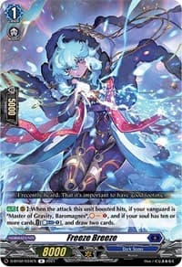 Freeze Breeze - D-BT02: A Brush with the Legends - Cardfight Vanguard card