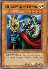 The Immortal of Thunder - Dark Beginning 2 - YuGiOh card