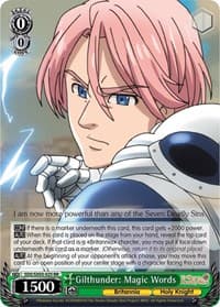 Gilthunder: Magic Words - The Seven Deadly Sins - Weiss Schwarz card