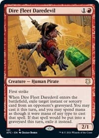 Dire Fleet Daredevil - Commander: Adventures in the Forgotten Realms - Magic: The Gathering card