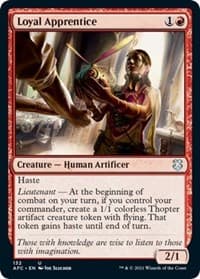 Loyal Apprentice - Commander: Adventures in the Forgotten Realms - Magic: The Gathering card