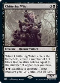 Chittering Witch - Commander: Adventures in the Forgotten Realms - Magic: The Gathering card