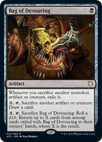 Bag of Devouring - Commander: Adventures in the Forgotten Realms - Magic: The Gathering card