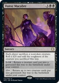 Danse Macabre - Commander: Adventures in the Forgotten Realms - Magic: The Gathering card