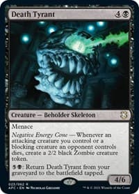 Death Tyrant - Commander: Adventures in the Forgotten Realms - Magic: The Gathering card